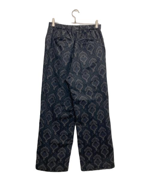 superNova.（スーパーノヴァ）superNova. (スーパーノヴァ) Wide Utility trouser - Damask jacquard ブラック サイズ:Mの古着・服飾アイテム
