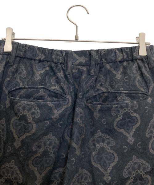 superNova.（スーパーノヴァ）superNova. (スーパーノヴァ) Wide Utility trouser - Damask jacquard ブラック サイズ:Mの古着・服飾アイテム