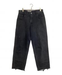 Levi's SILVER TAB（リーバイス シルバータブ）の古着「BAGGY FIT デニムパンツ」｜ブラック