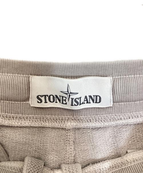 STONE ISLAND（ストーンアイランド）STONE ISLAND (ストーンアイランド) ガーメントダイスウェットショーツ グレー サイズ:Sの古着・服飾アイテム