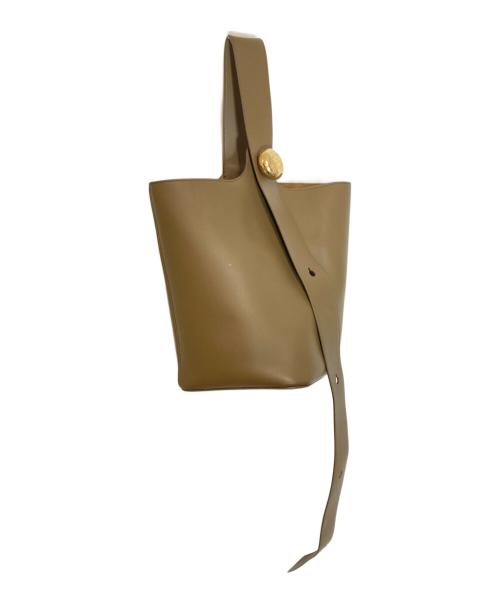 LOEWE（ロエベ）LOEWE (ロエベ) ペブルバケットバッグ ラージ ブラウンの古着・服飾アイテム