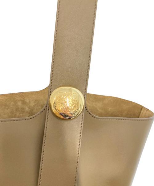 LOEWE（ロエベ）LOEWE (ロエベ) ペブルバケットバッグ ラージ ブラウンの古着・服飾アイテム