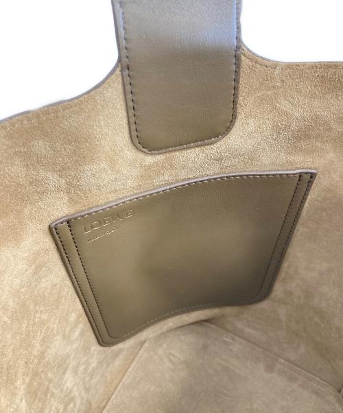 LOEWE（ロエベ）LOEWE (ロエベ) ペブルバケットバッグ ラージ ブラウンの古着・服飾アイテム