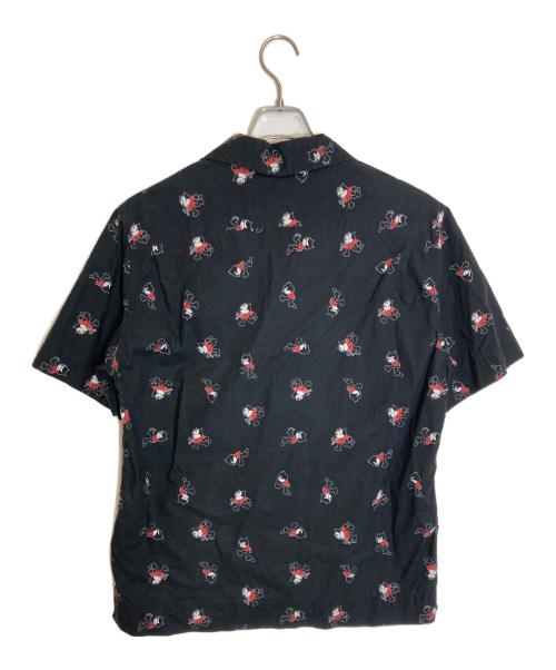 MONCLER（モンクレール）MONCLER (モンクレール) フィリックスザキャット開襟シャツ ブラック サイズ:Mの古着・服飾アイテム
