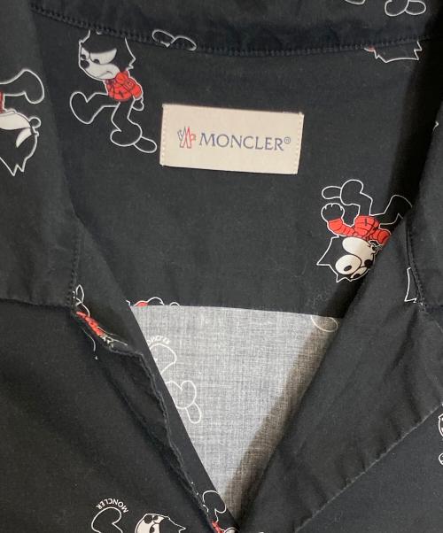 MONCLER（モンクレール）MONCLER (モンクレール) フィリックスザキャット開襟シャツ ブラック サイズ:Mの古着・服飾アイテム