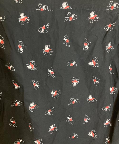MONCLER（モンクレール）MONCLER (モンクレール) フィリックスザキャット開襟シャツ ブラック サイズ:Mの古着・服飾アイテム