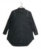 GROUND Yグラウンドワイ）の古着「Zipper Shirt」｜ブラック