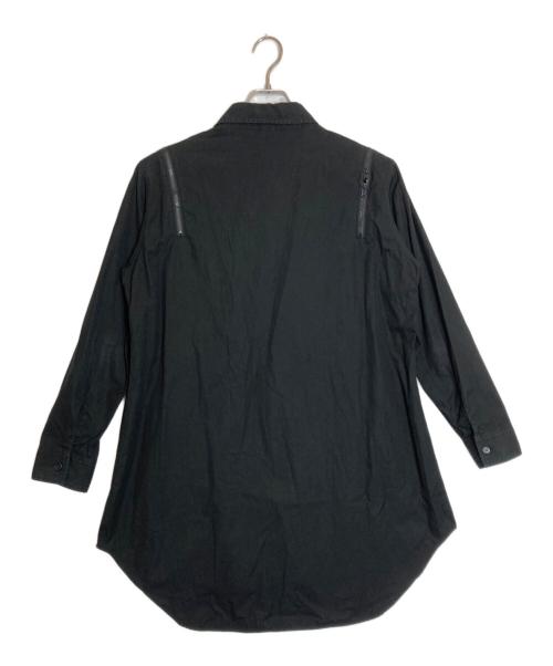 GROUND Y（グラウンドワイ）GROUND Y (グラウンドワイ) Zipper Shirt ブラック サイズ:1の古着・服飾アイテム
