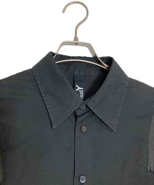 GROUND Y（グラウンドワイ）GROUND Y (グラウンドワイ) Zipper Shirt ブラック サイズ:1の古着・服飾アイテム