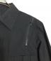 中古・古着 GROUND Y (グラウンドワイ) Zipper Shirt ブラック サイズ:1：15000円