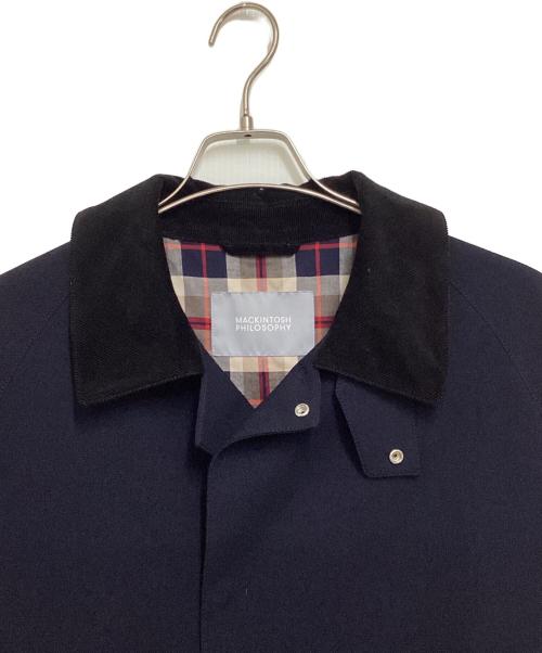 MACKINTOSH PHILOSOPHY（マッキントッシュ フィロソフィー）MACKINTOSH PHILOSOPHY (マッキントッシュ フィロソフィー) SOMERFORD LONGコート ネイビー サイズ:6の古着・服飾アイテム