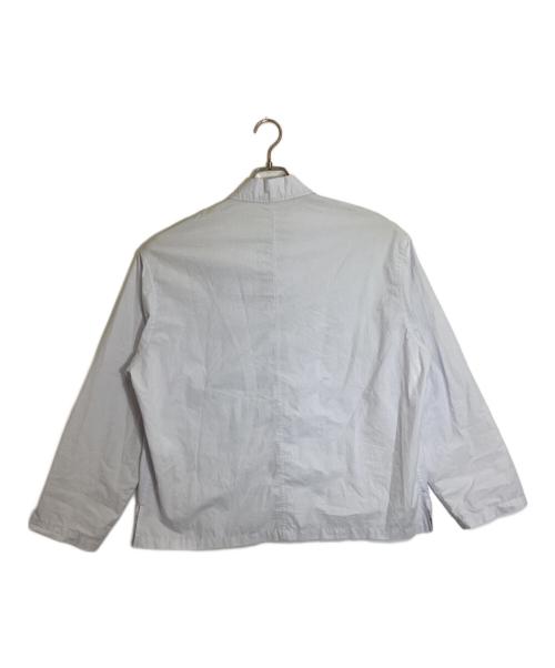 GALERIE VIE（ギャルリーヴィー）GALERIE VIE (ギャルリーヴィー) クリスプライトコットンシャツブルゾン スカイブルー サイズ:Freeの古着・服飾アイテム