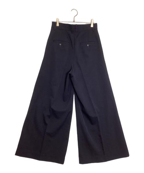 COLUMN（コラム）COLUMN (コラム) ストレートワイドパンツ ネイビー サイズ:36の古着・服飾アイテム