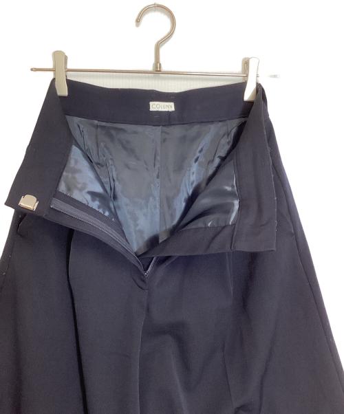 COLUMN（コラム）COLUMN (コラム) ストレートワイドパンツ ネイビー サイズ:36の古着・服飾アイテム