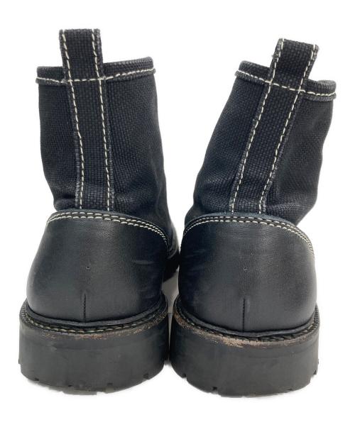 COMME des GARCONS HOMME（コムデギャルソン オム）COMME des GARCONS HOMME (コムデギャルソン オム) 切替コンバットブーツ ブラック サイズ:26.5の古着・服飾アイテム