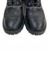 中古・古着 COMME des GARCONS HOMME (コムデギャルソン オム) 切替コンバットブーツ ブラック サイズ:26.5：23000円