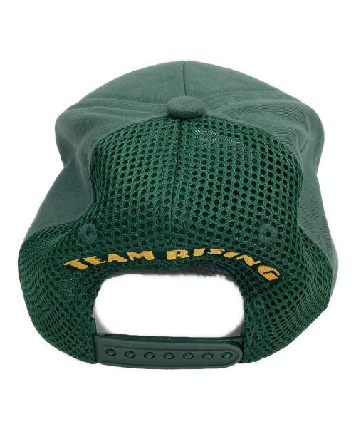 Growthring&Supply GRS（グロースリング・アンド・サプライ）Growthring&Supply GRS (グロースリング・アンド・サプライ) SHIT YEAR GOOD PEOPLE” RACING CAP グリーンの古着・服飾アイテム