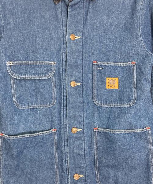 BIG BEN（ビックベン）BIG BEN (ビックベン) 80s 裏地ブランケット カバーオール インディゴ サイズ:38の古着・服飾アイテム