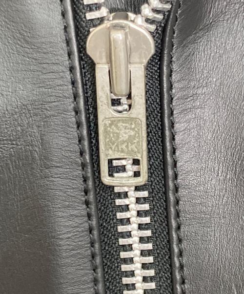 Liugoo Leathers（リューグーレザーズ）Liugoo Leathers (リューグーレザーズ) 裏地シルク VALLET 02ライダースジャケット ブラック サイズ:XLの古着・服飾アイテム