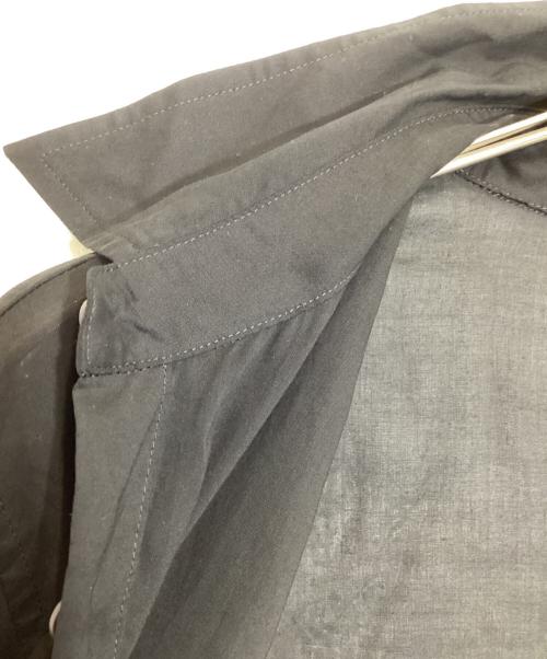 Yohji Yamamoto FEMME（ヨウジヤマモトファム）Yohji Yamamoto femme (ヨウジヤマモトファム) ピンタックシャツドレス ブラック サイズ:3の古着・服飾アイテム