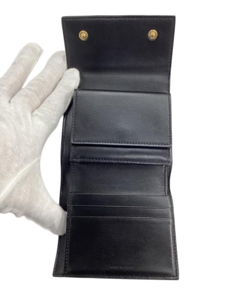 CELINE（セリーヌ）CELINE (セリーヌ) トリフォールドウォレット ブラックの古着・服飾アイテム
