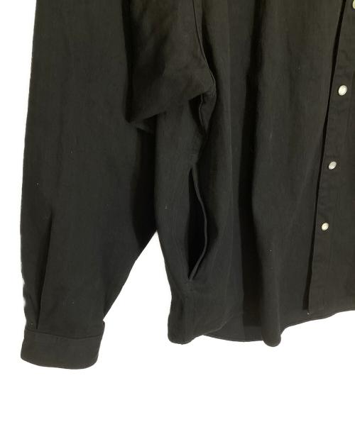 gold（ゴールド）gold (ゴールド) 10.5oz JELT DENIM BIG WESTERN SHIRT ブラック サイズ:Mの古着・服飾アイテム