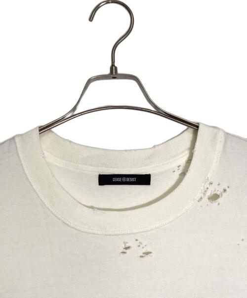 CEASE±DESIST（シーズアンドディジスト）CEASE±DESIST (シーズアンドディジスト) COBRA WORLD TOUR T ホワイト サイズ:XLの古着・服飾アイテム