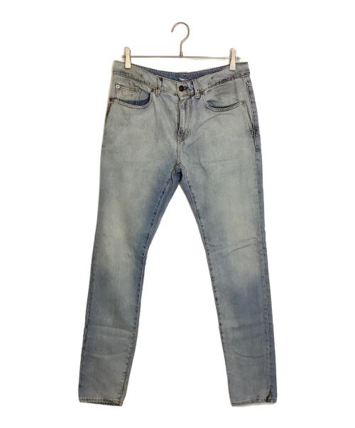 Saint Laurent Paris（サンローランパリ）Saint Laurent Paris (サンローランパリ) USED加工スキニーデニム インディゴ サイズ:SIZE 78.5cm (W31)の古着・服飾アイテム