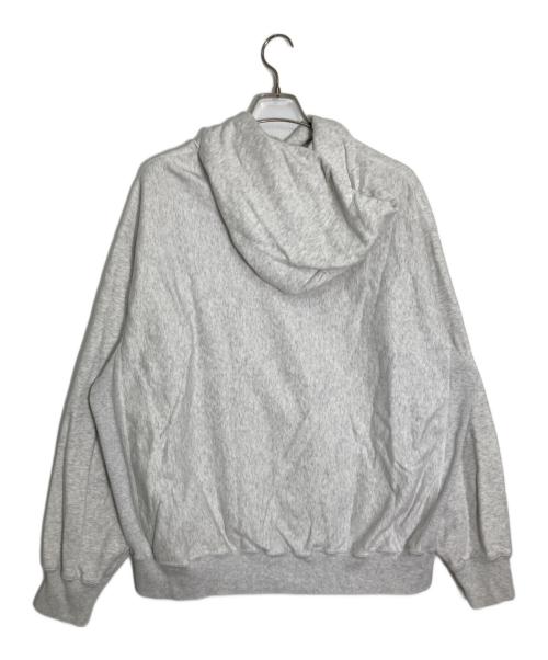 BLURHMS（ブラームス）BLURHMS (ブラームス) Soft&Hard Sweat Hoodie P/O Big ライトグレー サイズ:SIZE 3の古着・服飾アイテム