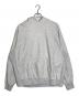 BLURHMS（ブラームス）の古着「Soft&Hard Sweat Hoodie P/O Big」｜ライトグレー
