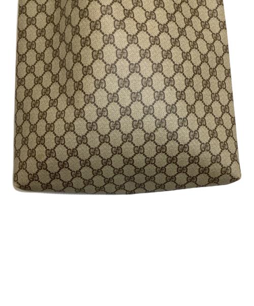 GUCCI（グッチ）GUCCI (グッチ) GGWEBトートバッグ ブラウンの古着・服飾アイテム