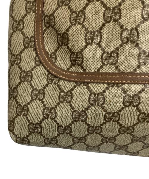 GUCCI（グッチ）GUCCI (グッチ) GGWEBトートバッグ ブラウンの古着・服飾アイテム
