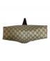 中古・古着 GUCCI (グッチ) GGWEBトートバッグ ブラウン：15000円