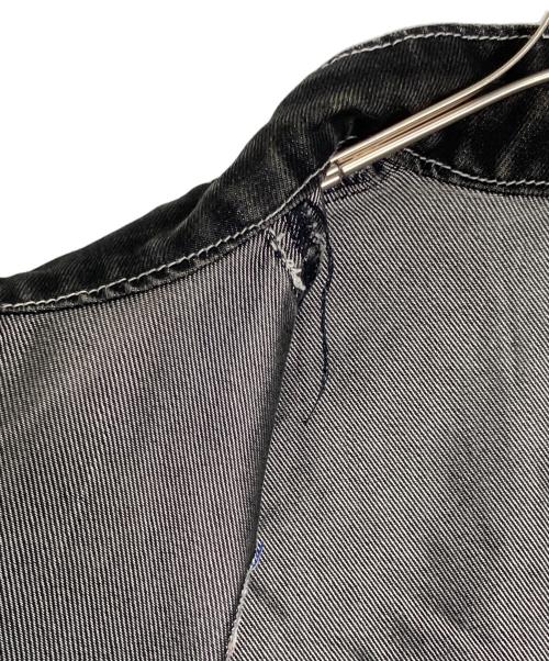 DTEK（ディーテック）DTEK (ディーテック) パッチ デニムジャケット ブラック サイズ:3XLの古着・服飾アイテム