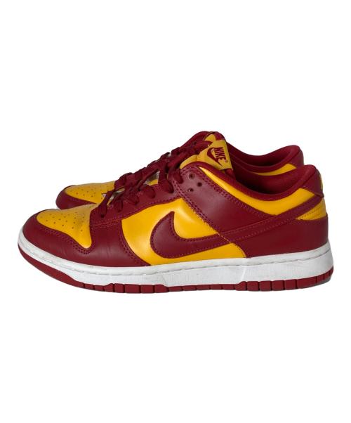 NIKE（ナイキ）NIKE (ナイキ) Dunk Low Retroローカットスニーカー レッド×イエロー サイズ:27の古着・服飾アイテム
