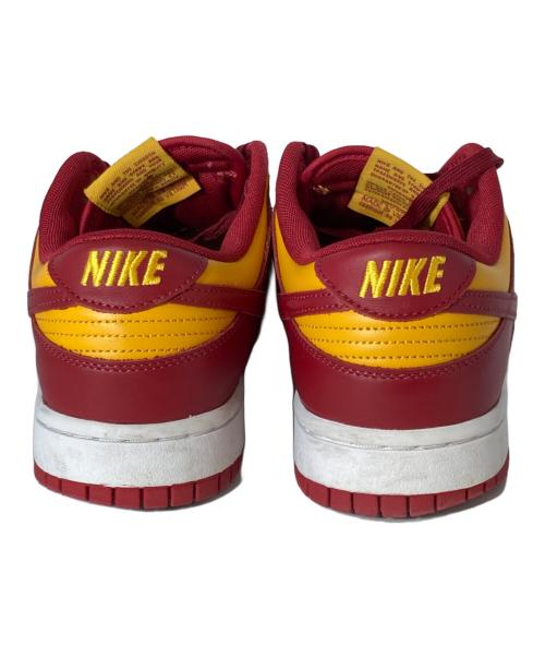 NIKE（ナイキ）NIKE (ナイキ) Dunk Low Retroローカットスニーカー レッド×イエロー サイズ:27の古着・服飾アイテム