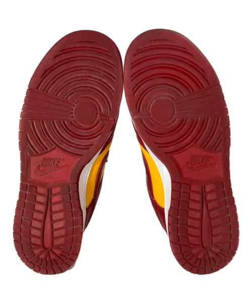 NIKE（ナイキ）NIKE (ナイキ) Dunk Low Retroローカットスニーカー レッド×イエロー サイズ:27の古着・服飾アイテム