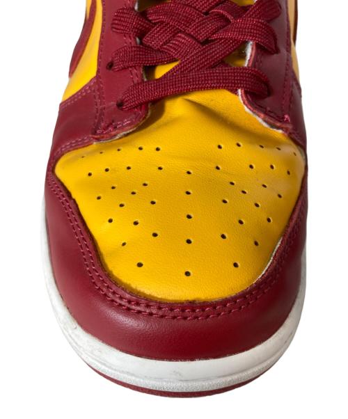 NIKE（ナイキ）NIKE (ナイキ) Dunk Low Retroローカットスニーカー レッド×イエロー サイズ:27の古着・服飾アイテム