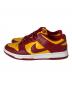 NIKE (ナイキ) Dunk Low Retroローカットスニーカー レッド×イエロー サイズ:27：7000円