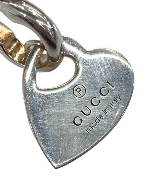 GUCCI（グッチ）GUCCI (グッチ) トレードマーク ハートシェイプ ピアスの古着・服飾アイテム