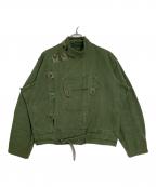 Swedish Armyスウェーデン軍）の古着「モーターサイクルジャケット」｜オリーブ