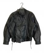 VINTAGE MILITARYヴィンテージ ミリタリー）の古着「モーターサイクルジャケット」｜ブラック