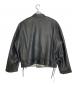 VINTAGE MILITARY (ヴィンテージ ミリタリー) レザーモーターサイクルジャケット ブラック サイズ:不明：18000円