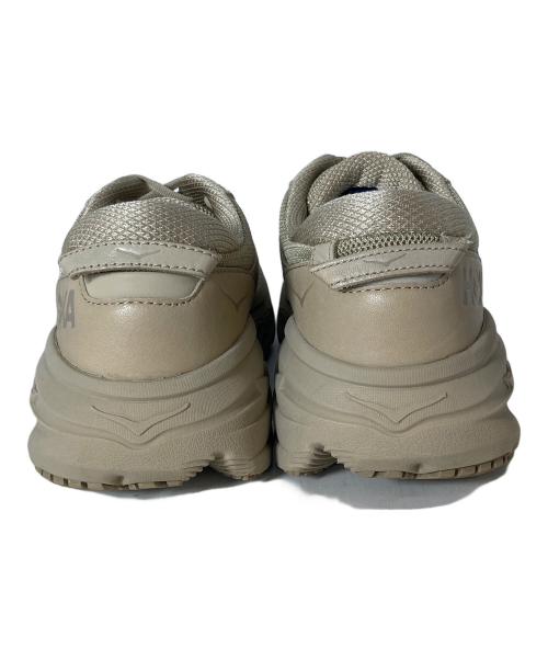 HOKAONEONE（ホカオネオネ）HOKAONEONE (ホカオネオネ) BONDI L/ボンダイ エル ベージュ サイズ:27の古着・服飾アイテム