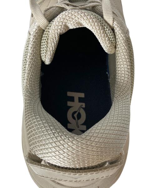HOKAONEONE（ホカオネオネ）HOKAONEONE (ホカオネオネ) BONDI L/ボンダイ エル ベージュ サイズ:27の古着・服飾アイテム