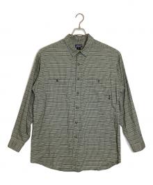 Patagonia（パタゴニア）の古着「コットンチェックシャツ」｜グリーン
