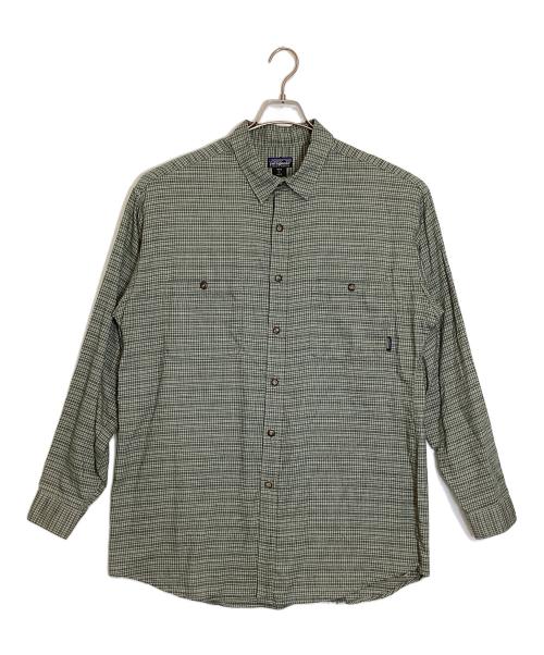 Patagonia（パタゴニア）Patagonia (パタゴニア) コットンチェックシャツ グリーン サイズ:XLの古着・服飾アイテム