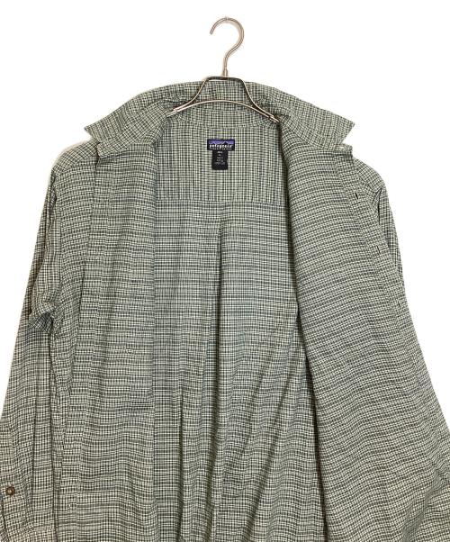 Patagonia（パタゴニア）Patagonia (パタゴニア) コットンチェックシャツ グリーン サイズ:XLの古着・服飾アイテム