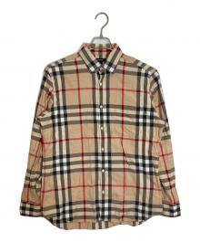 BURBERRY LONDON（バーバリーロンドン）の古着「ノバチェックシャツ」｜ベージュ