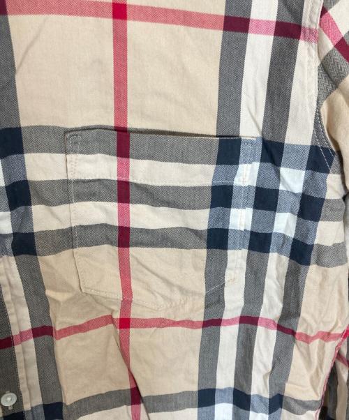BURBERRY LONDON（バーバリーロンドン）BURBERRY LONDON (バーバリーロンドン) ノバチェックシャツ ベージュ サイズ:Lの古着・服飾アイテム